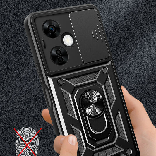 Kuori OnePlus Nord CE 3 Litelle, Techsuit, CamShield, Musta