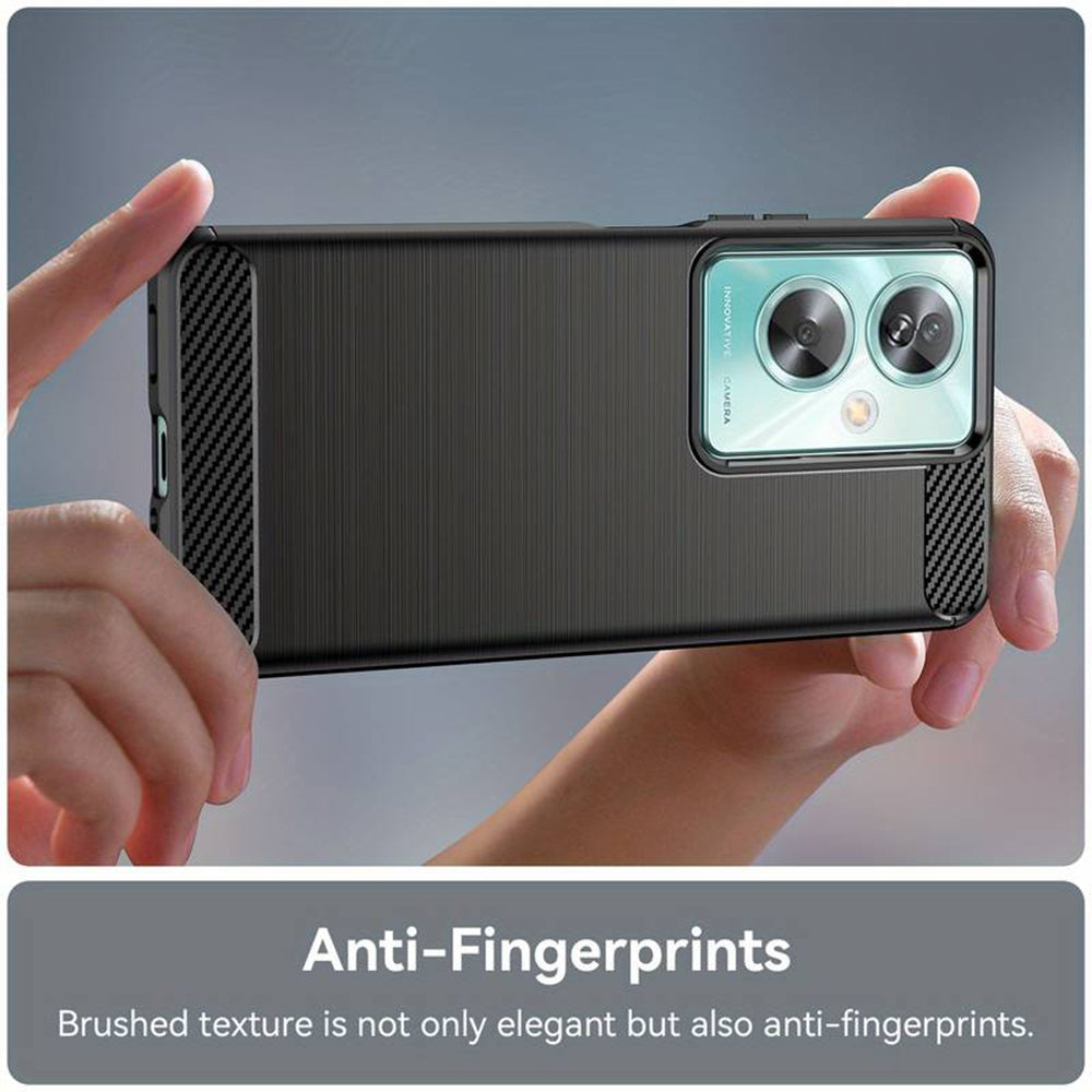 Kuori OnePlus Nord N30 SE / Oppo A79:lle, Techsuit, Hiili, Musta