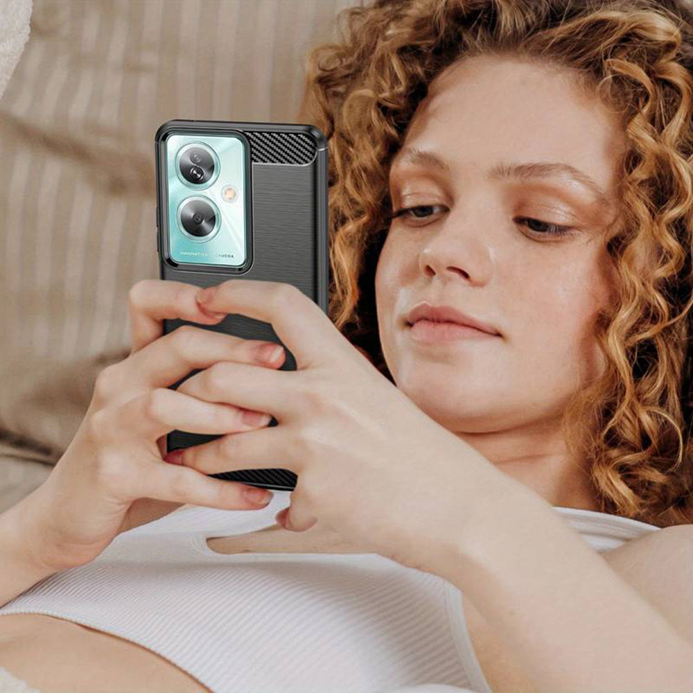 Kuori OnePlus Nord N30 SE / Oppo A79:lle, Techsuit, Hiili, Musta