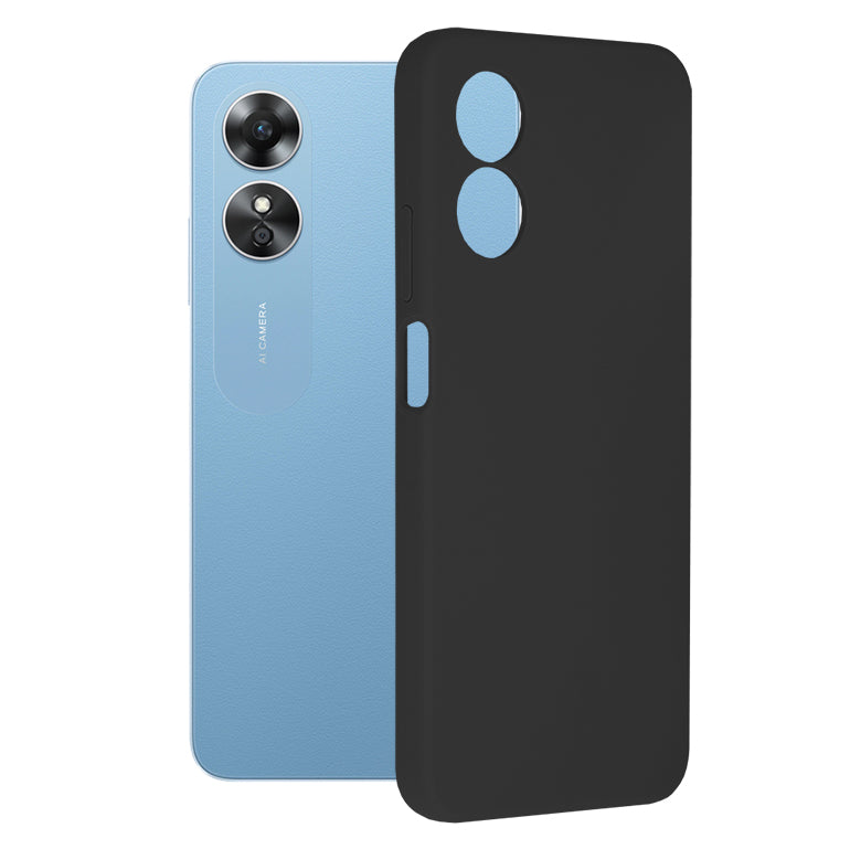 Kotelo Oppo A17:lle, Techsuit, Soft Edge, Musta