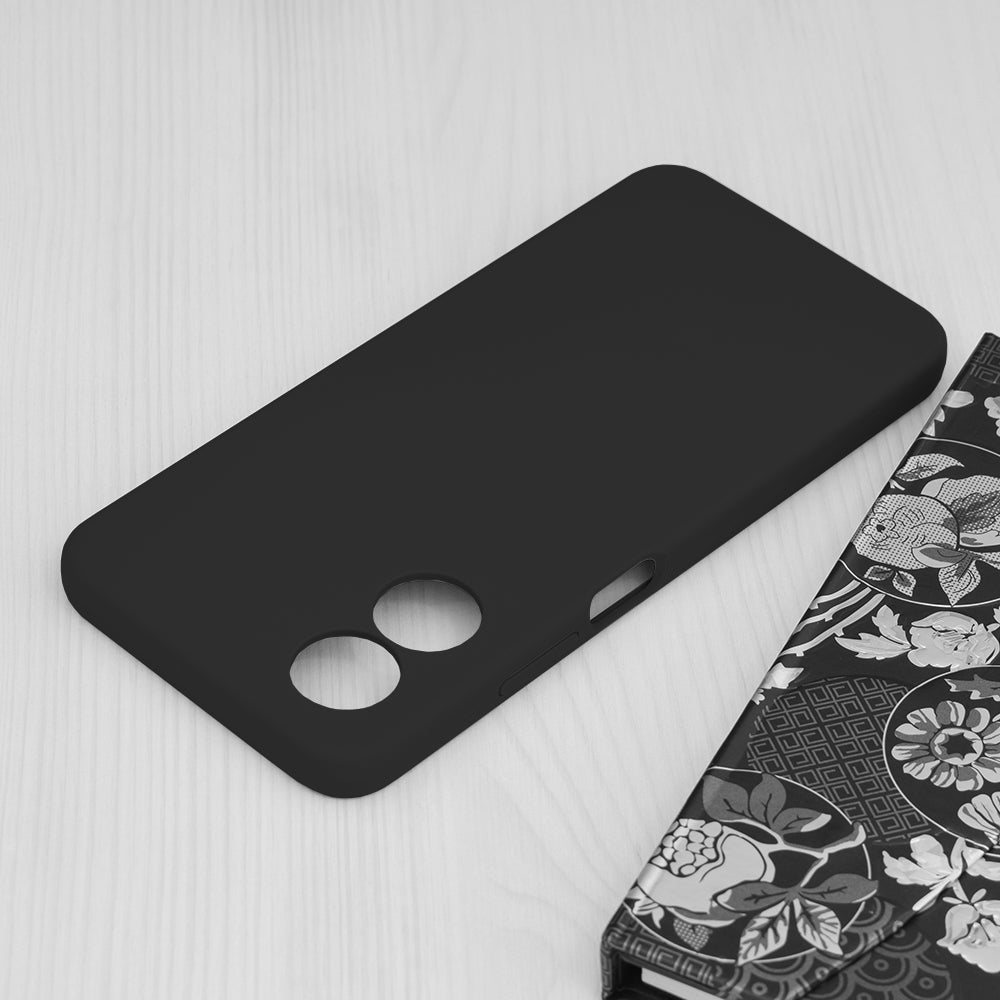 Kotelo Oppo A17:lle, Techsuit, Soft Edge, Musta