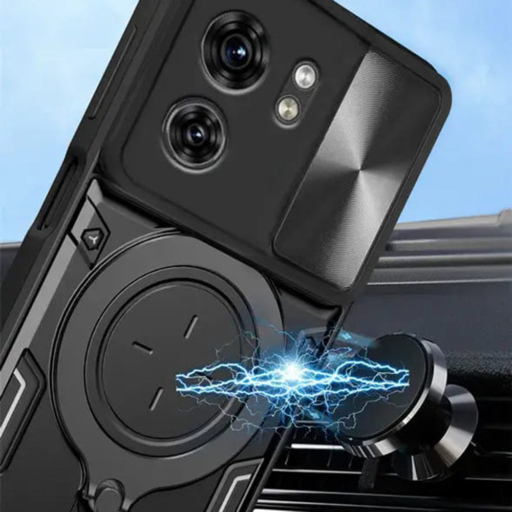 Suojakotelo Oppo A6 Pro 5G / A6 Pro 4G, Techsuit, CamGuard Pro, Musta