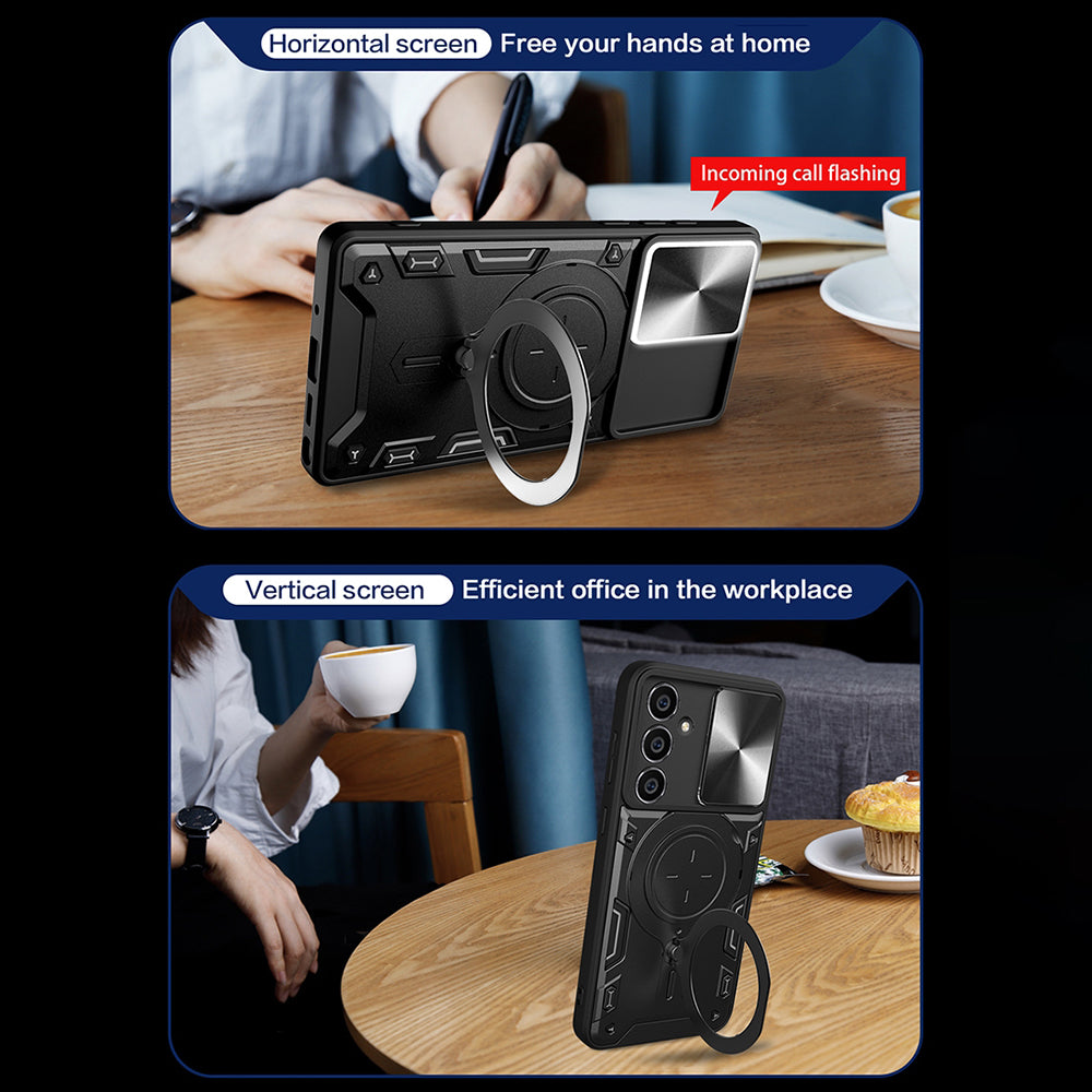Suojakotelo Oppo A6 Pro 5G / A6 Pro 4G, Techsuit, CamGuard Pro, Musta
