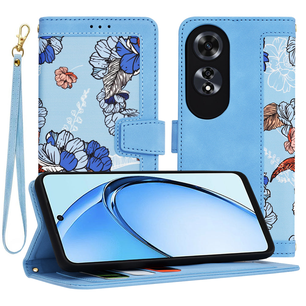Kuori Oppo A60:lle, Techsuit, FlipCraft, Sininen
