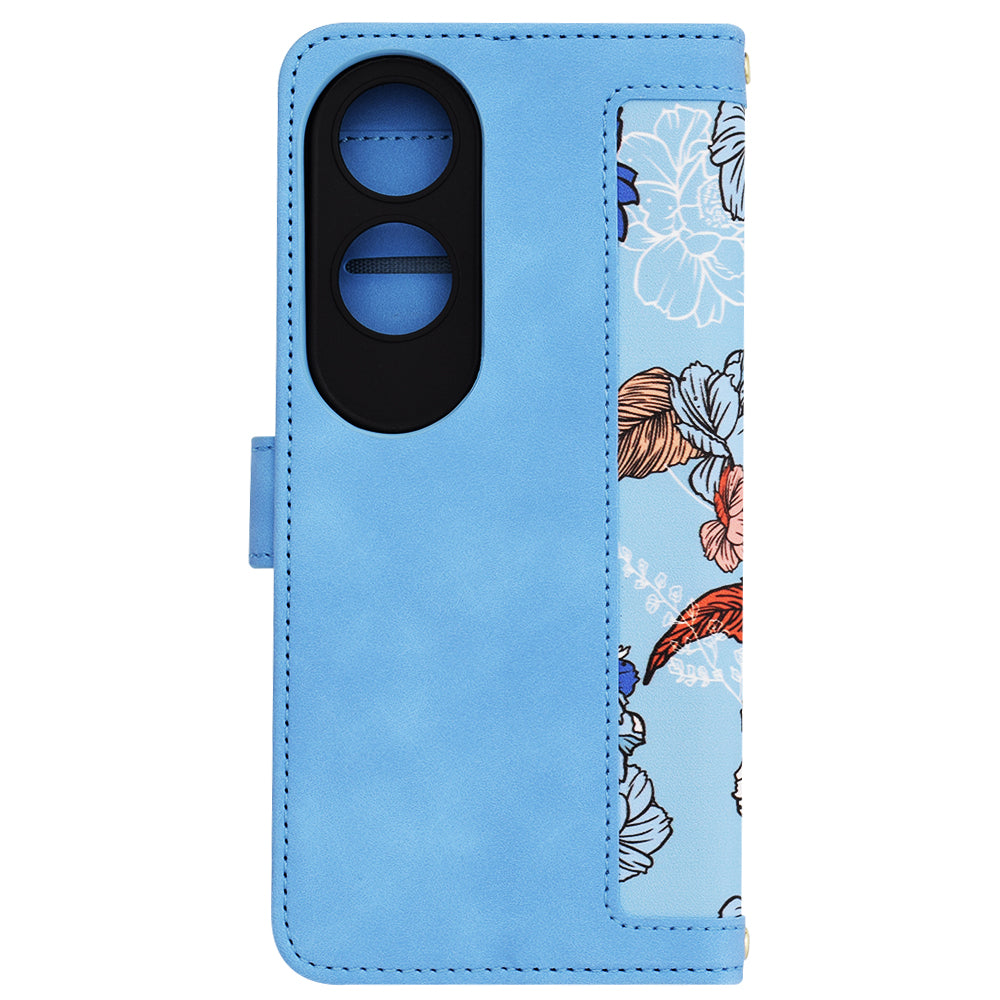 Kuori Oppo A60:lle, Techsuit, FlipCraft, Sininen