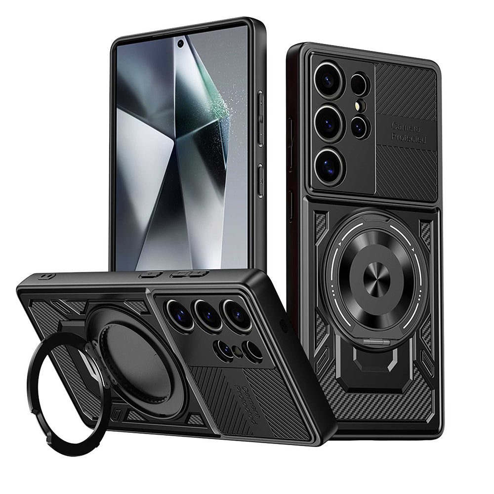Kotelo Oppo A6x 4G / A6x, Techsuit, RuggedCam, Musta
