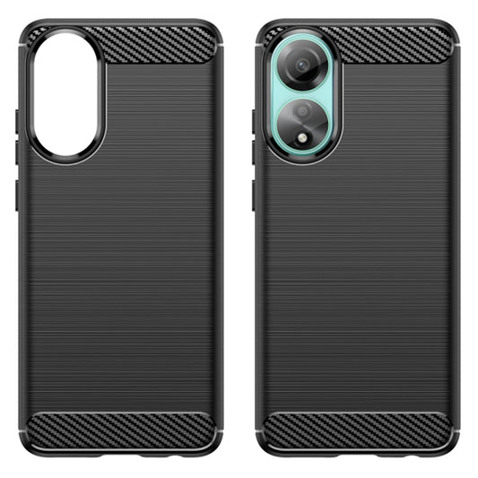 Kuori Oppo A78 4G:lle, Techsuit, Hiili, Musta