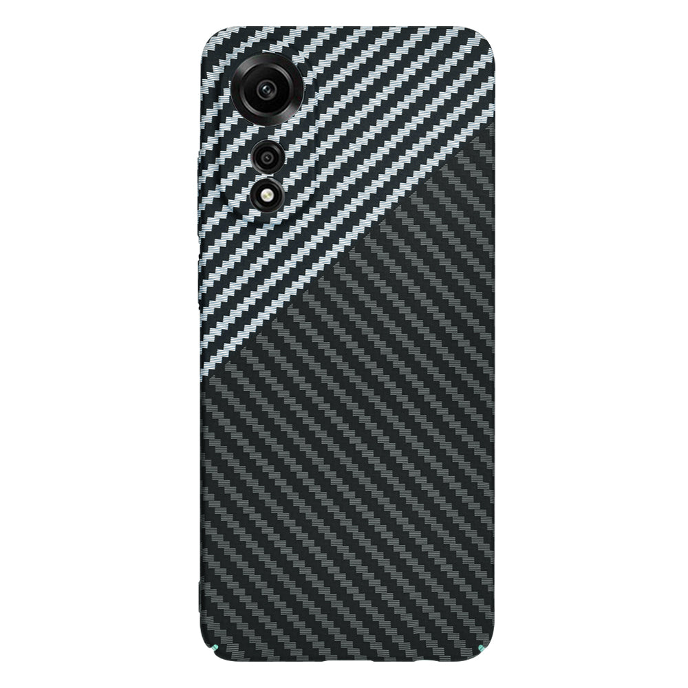 Kuori Oppo A78 4G:lle, Techsuit, Carbonite FiberShell, Musta Harmaa