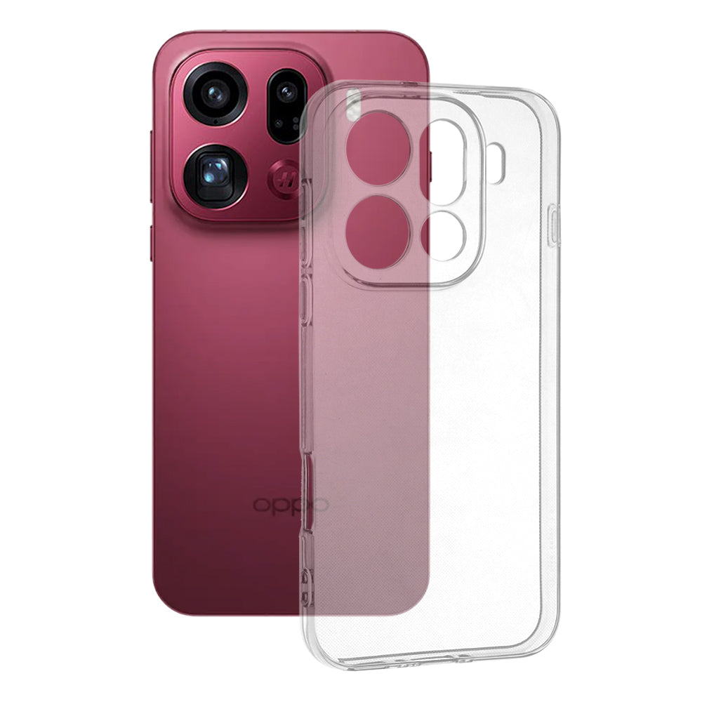 Kotelo Oppo Find X9 Prolle, Techsuit, Kirkas, Läpinäkyvä
