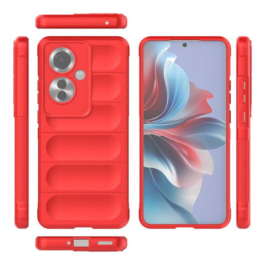 Kuori Oppo Reno11 F:lle, Techsuit, Magic Shield, Punainen