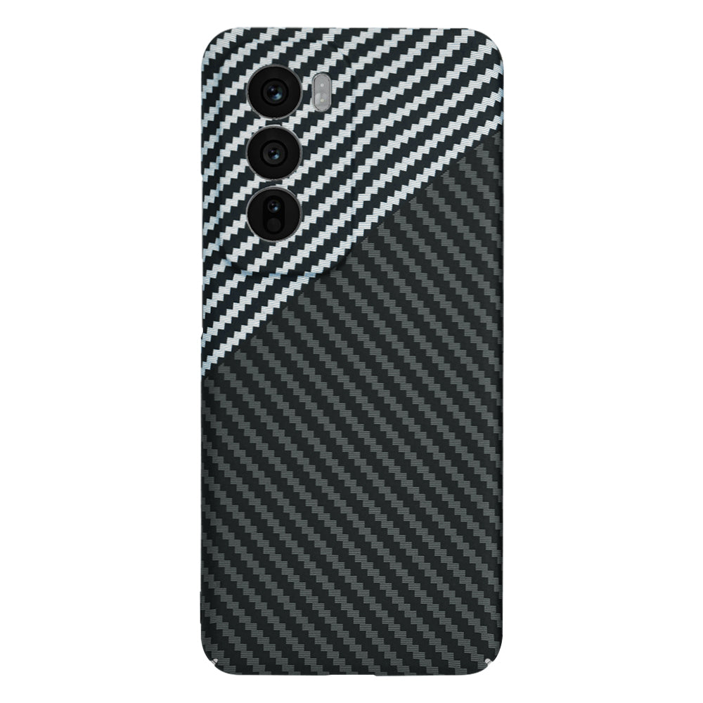 Kuori Oppo Reno12:lle, Techsuit, Carbonite FiberShell, Musta Harmaa