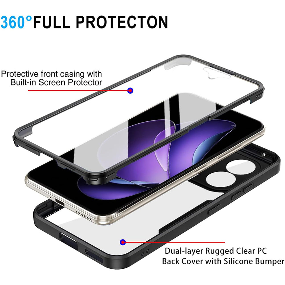 Kuori Oppo Reno13 FS 5G / Reno13 F 4G / Reno13 F, Techsuit, ColorVerse 360, Vaaleanpunainen
