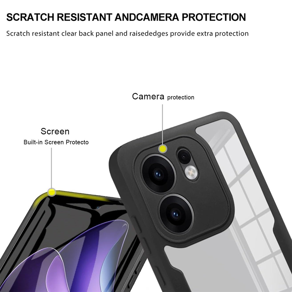Kuori Oppo Reno13 FS 5G / Reno13 F 4G / Reno13 F, Techsuit, ColorVerse 360, Vaaleanpunainen