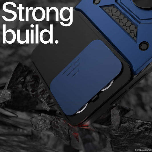 Kuori Oppo Reno13:lle, Techsuit, CamShield, vaaleanpunainen