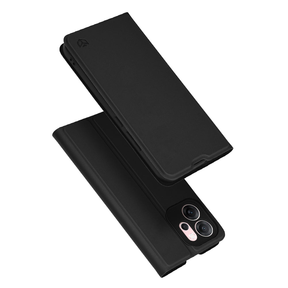 Kotelo Oppo Reno14 FS 5G / Reno14 F, Techsuit, Magskin Book, Musta