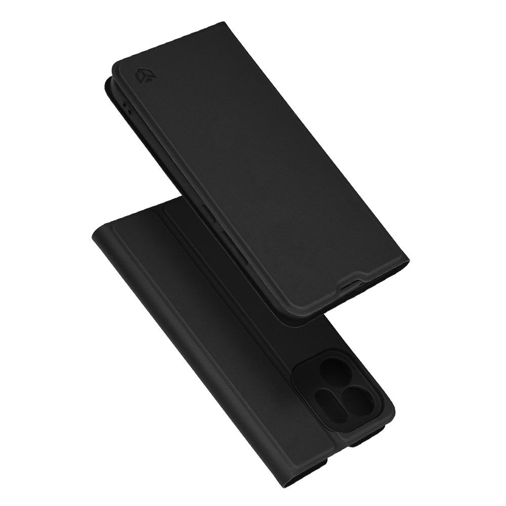Kotelo Oppo Reno14 FS 5G / Reno14 F, Techsuit, Magskin Book, Musta
