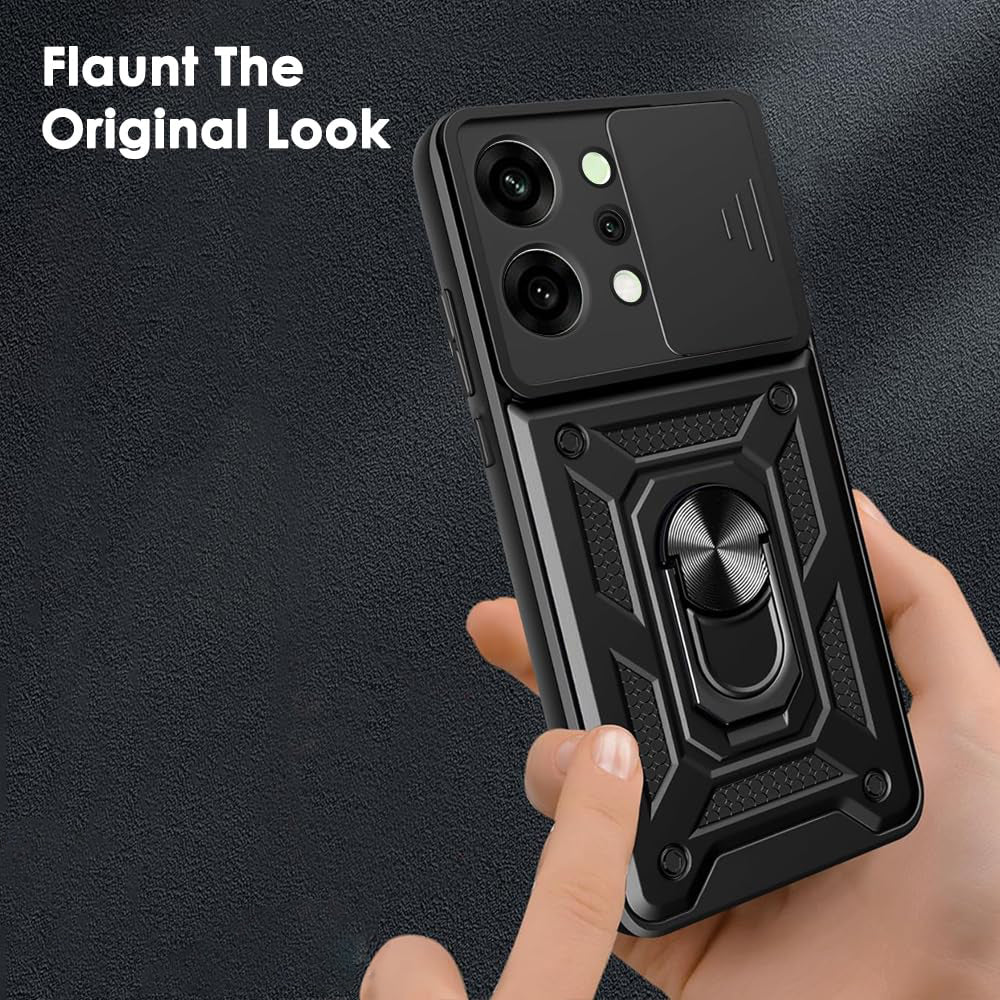 Kotelo Oppo Reno14:lle, Techsuit, CamShield, Sininen