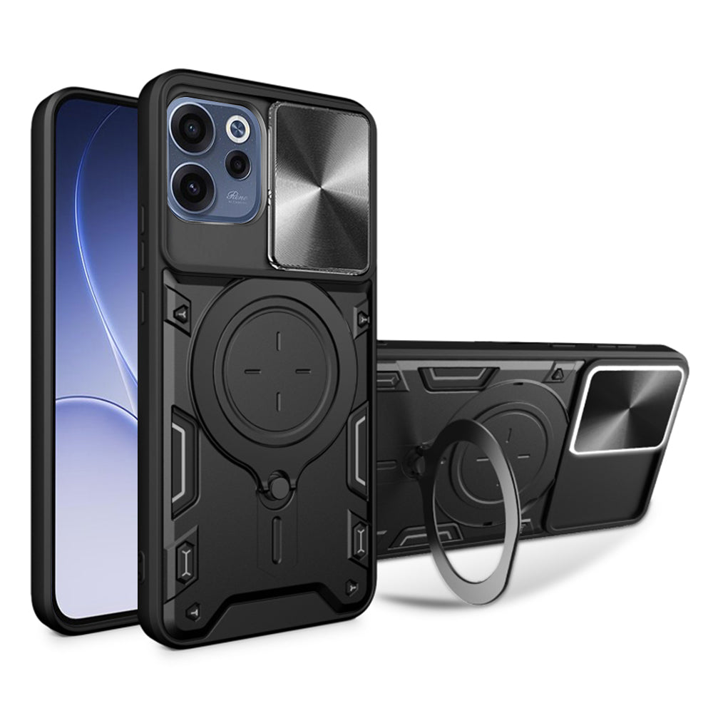 Kotelo Oppo Reno15 FS / Reno15 F, Techsuit, CamGuard Pro, Musta