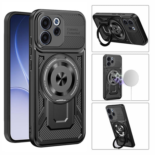 Kuori Oppo Reno15 FS / Reno15 F:lle, Techsuit, RuggedCam, Harmaa