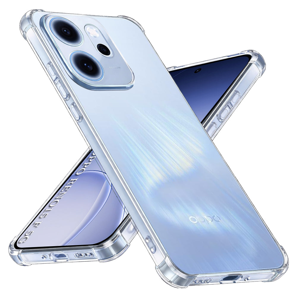 Kotelo Oppo Reno15 FS / Reno15 F, Techsuit, Iskunkestävä Kirkas, Läpinäkyvä