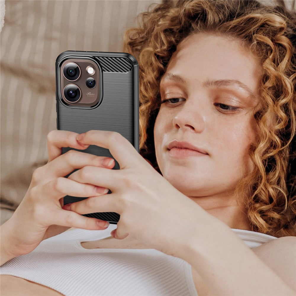 Kotelo Oppo Reno15 Pro Maxille, Techsuit, Hiili, Musta