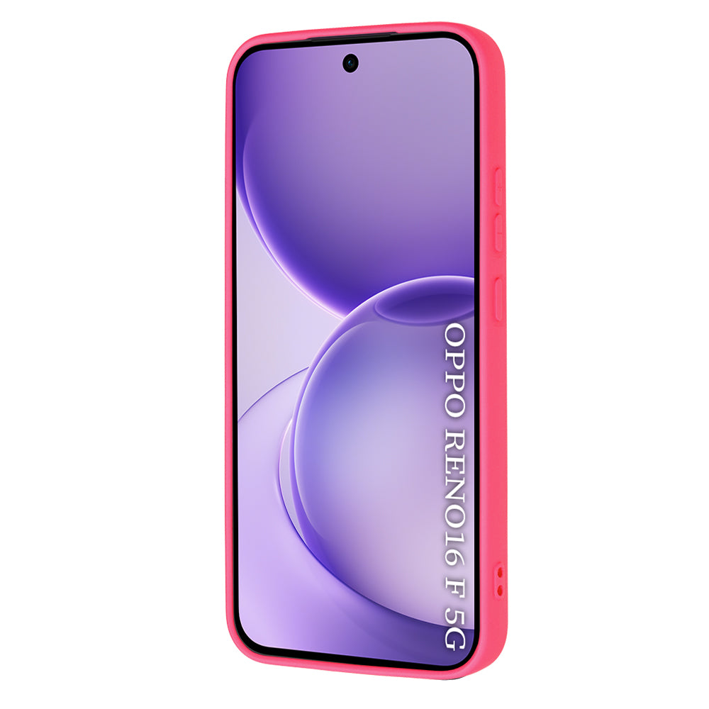 Kuori Oppo Reno16 F / Reno16 FS:lle, Techsuit, SoftFlex, Tummanpunainen