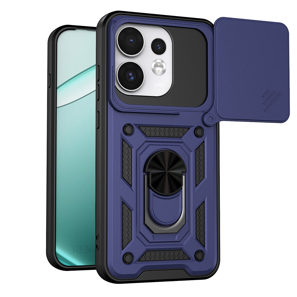 Kuori Oppo Reno16 / Reno16 Pro, Techsuit, CamShield, Sininen