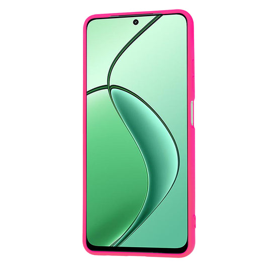 Kuori Realme 12x / 12:lle, Techsuit, SoftFlex, Tummanpunainen