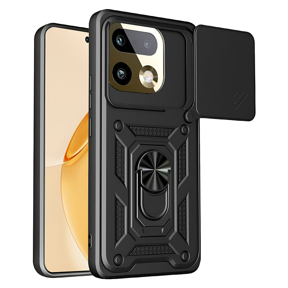 Suojakotelo Realme 16 Pro+ -puhelimelle, Techsuit, CamShield, Musta