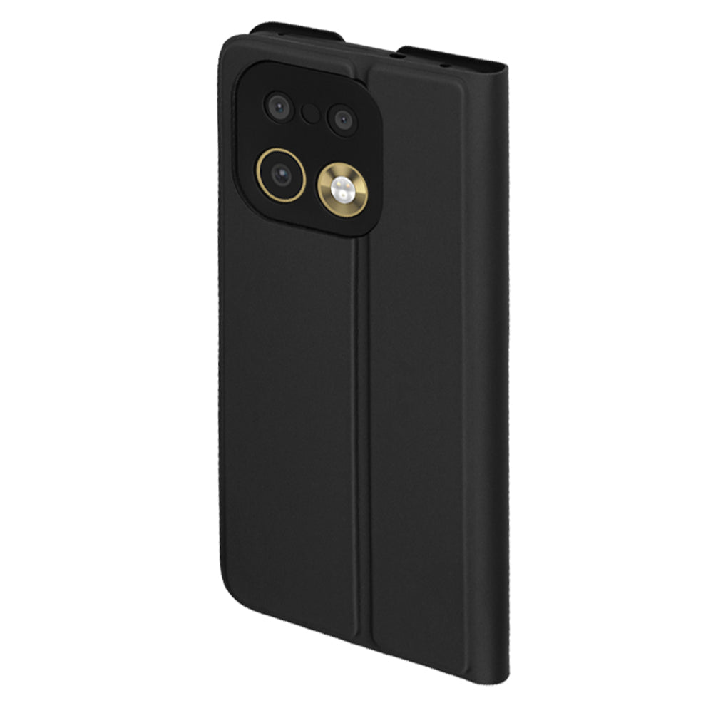 Suojakotelo Realme 16 Pro+ -puhelimelle, Techsuit, Magskin Book, Musta