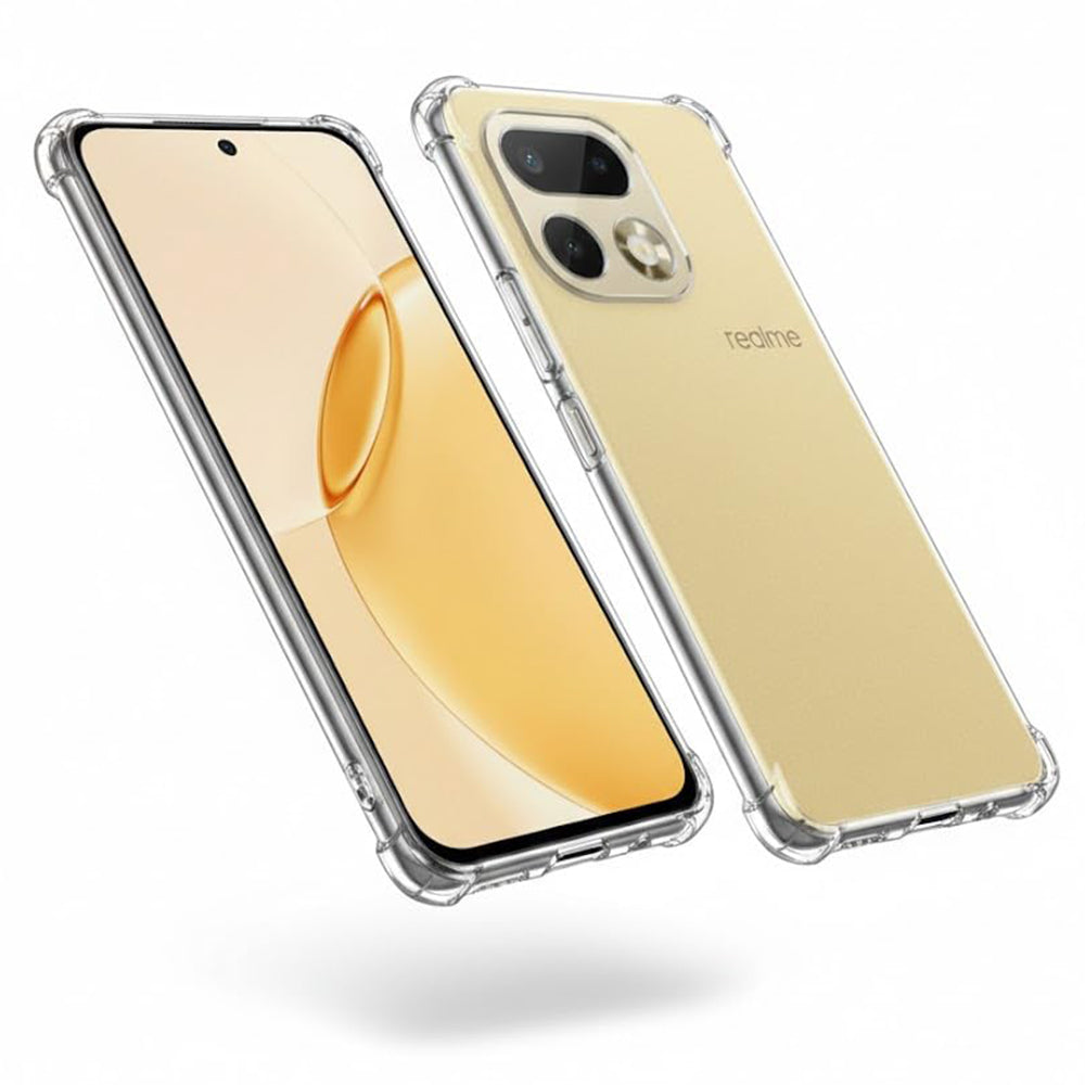 Case for Realme 16 Pro+, Techsuit, Shockproof Clear, Transparent