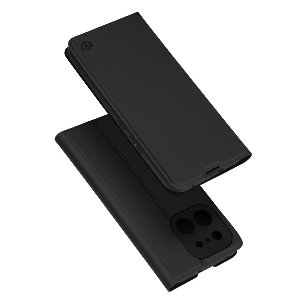 Kotelo Realme 16 Prolle, Techsuit, Magskin Book, Musta