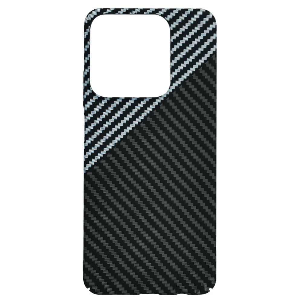 Kuori Realme C63 / C61:lle, Techsuit, Carbonite FiberShell, Musta Harmaa