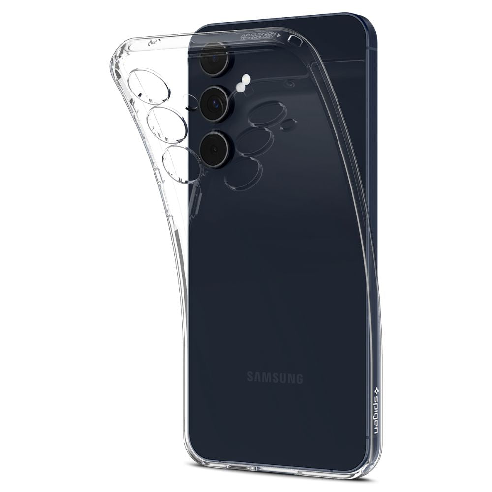 Kotelo Samsung Galaxy A55 5G A556:lle, Spigen, Liquid Crystal, Läpinäkyvä ACS07537
