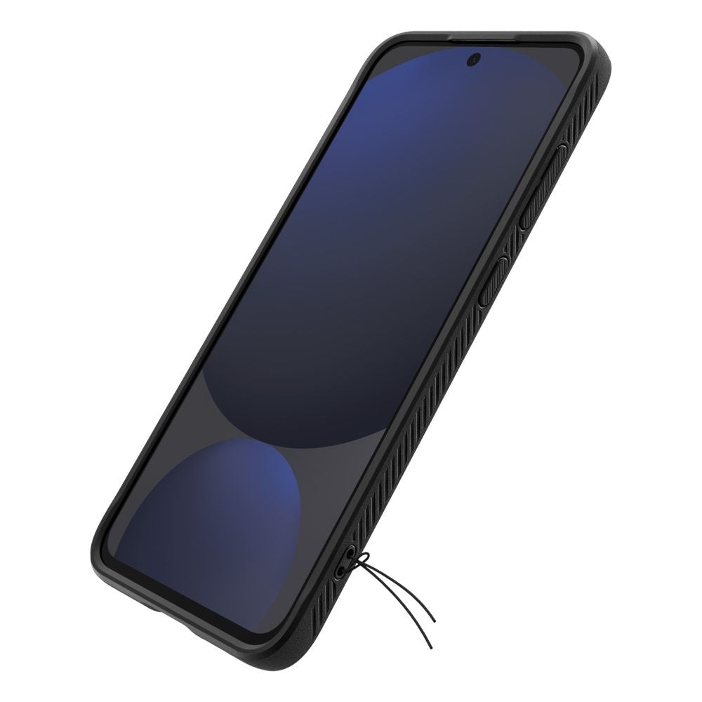 Suojakotelo Samsung Galaxy S24 FE S721:lle, Spigen, Rugged Armor, Musta ACS08578