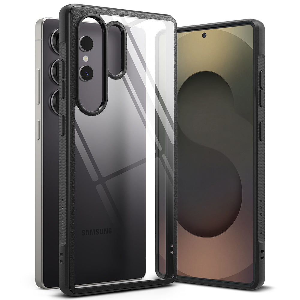 Suojakotelo Samsung Galaxy S25 Ultra S938:lle, Ringke, Fusion Bold, Musta