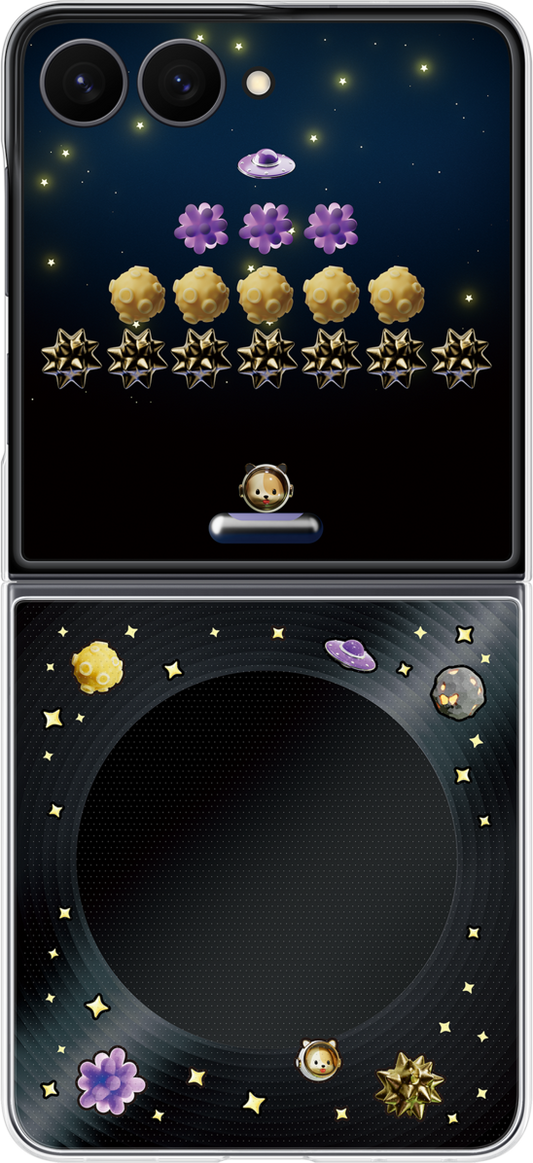 Kuori Samsung Galaxy Z Flip8 F776:lle, FlipSuit-kuori, musta EF-FF776CBEGWW