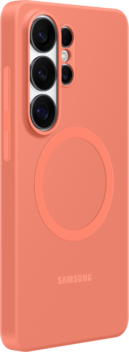 Kotelo Samsung Galaxy S26 Ultra S948:lle, Silicone Magnet Case, Punainen EF-ES948COEGWW