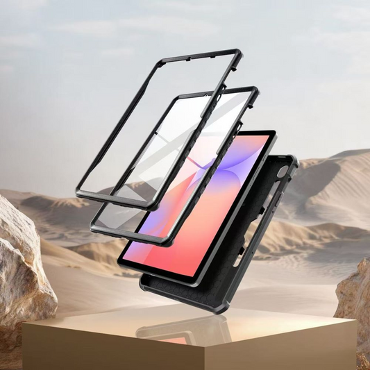 Kuori Samsung Galaxy Tab S10 Lite / Tab S10 FE / Tab S9:lle, Tech-Protect, Kevlar Pro, Musta