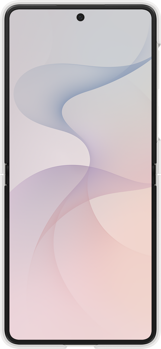Kuori Samsung Galaxy Z Flip8 F776:lle, Silicone Ring Magnet, Valkoinen EF-EF776CWEGWW