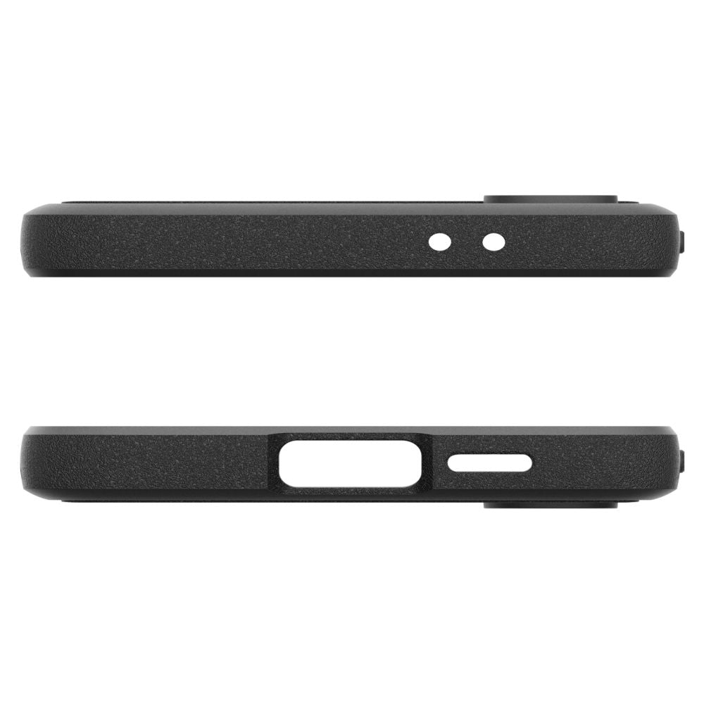 Suojakotelo Samsung Galaxy S24 FE S721:lle, Spigen, Rugged Armor, Musta ACS08578