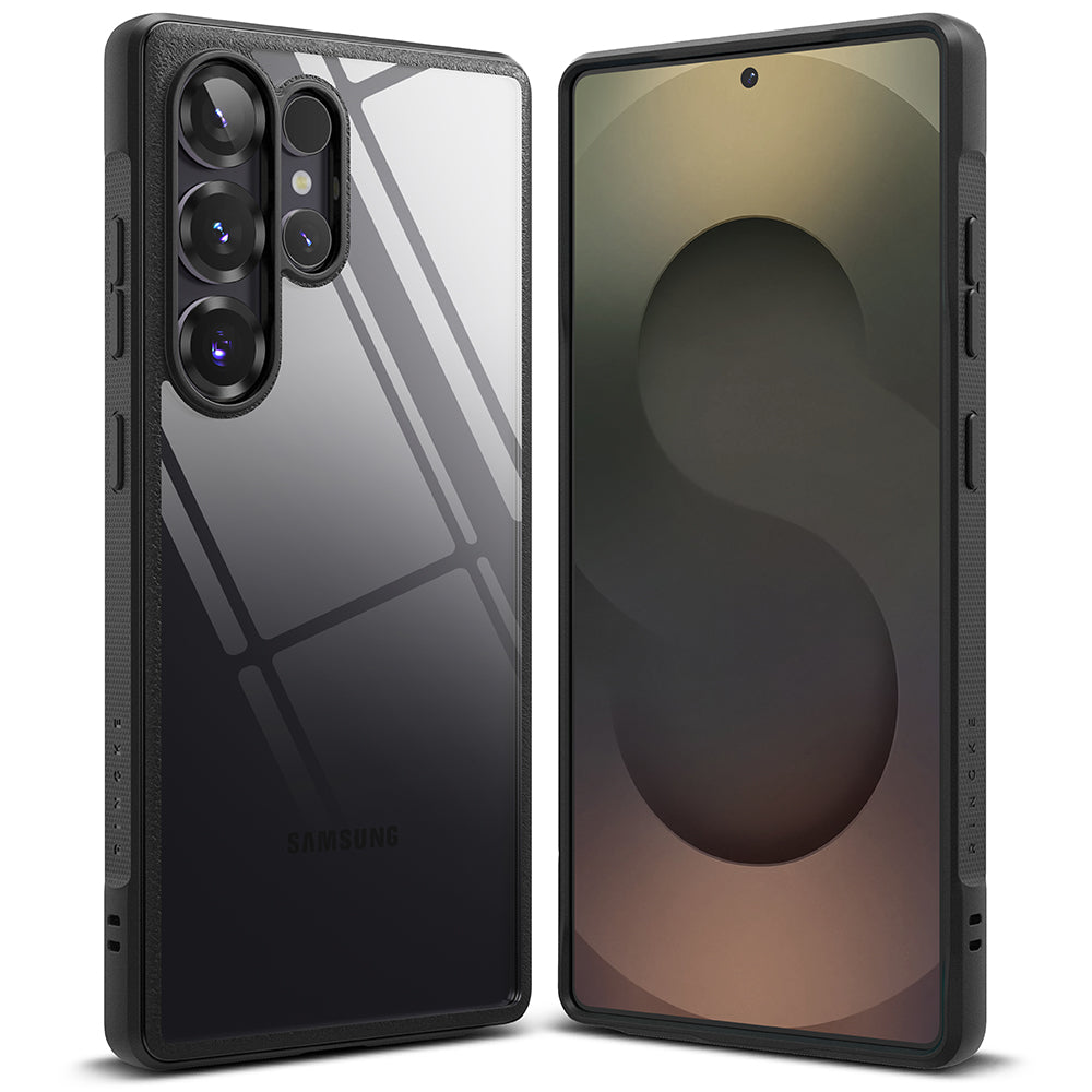 Suojakotelo Samsung Galaxy S25 Ultra S938:lle, Ringke, Fusion Bold, Musta