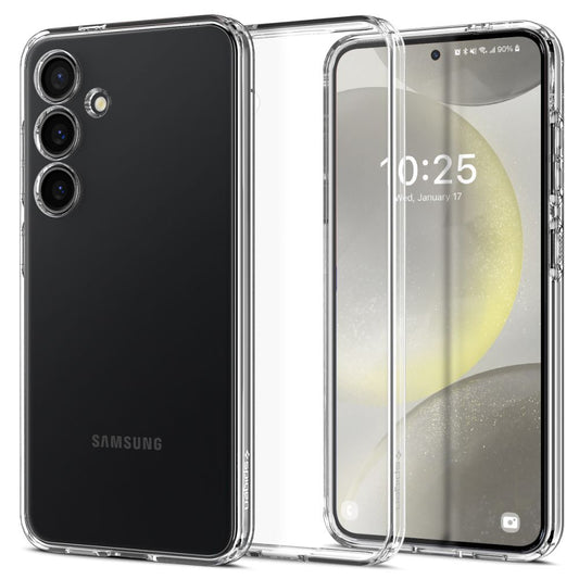 Kotelo Samsung Galaxy S24 S921, Spigen, nestekide, läpinäkyvä, läpinäkyvä