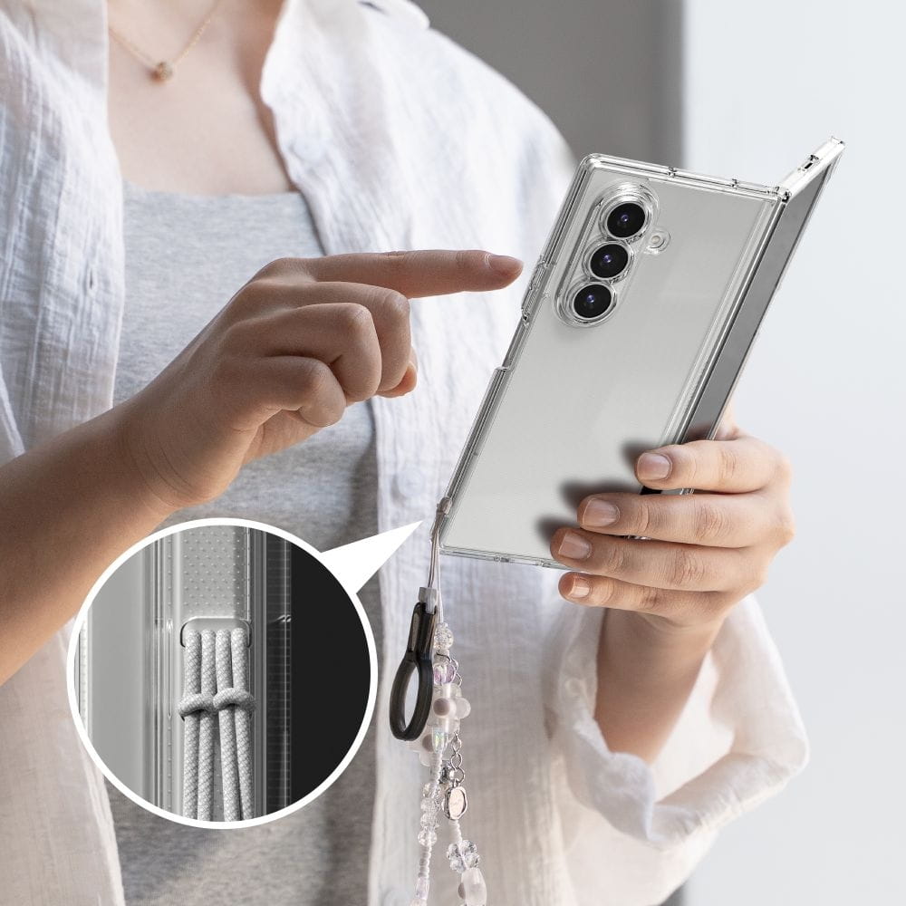 Suojakotelo Samsung Galaxy Z Fold7 F966:lle, Ringke, Fusion, Läpinäkyvä