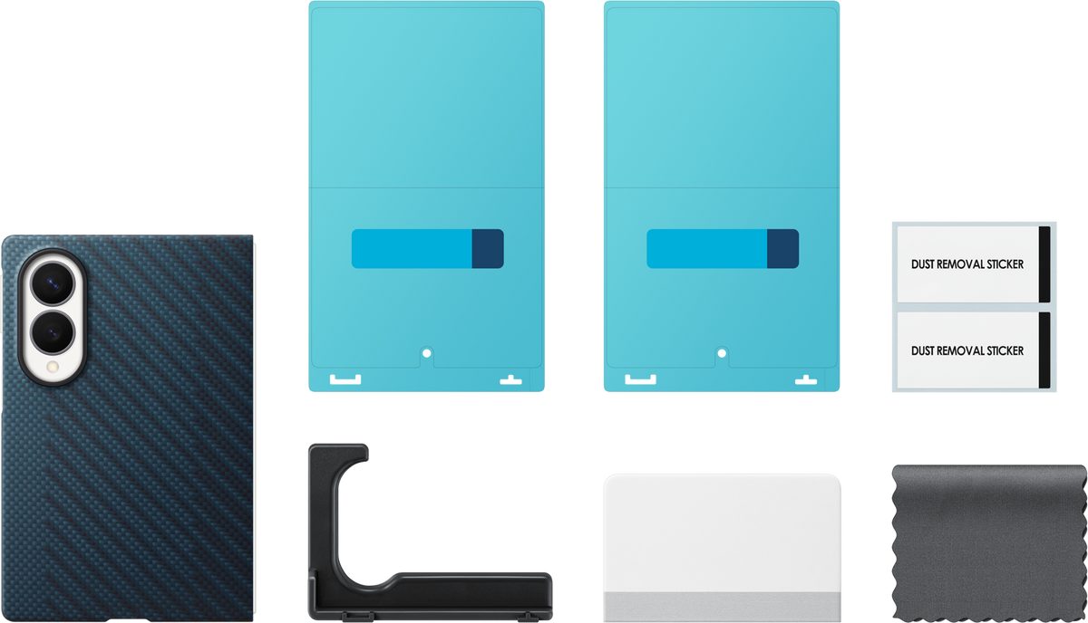 Kuori Samsung Galaxy Z Fold8 F971:lle, Carbon Magnet Case, Laivastonsininen EF-KF971SNEGWW