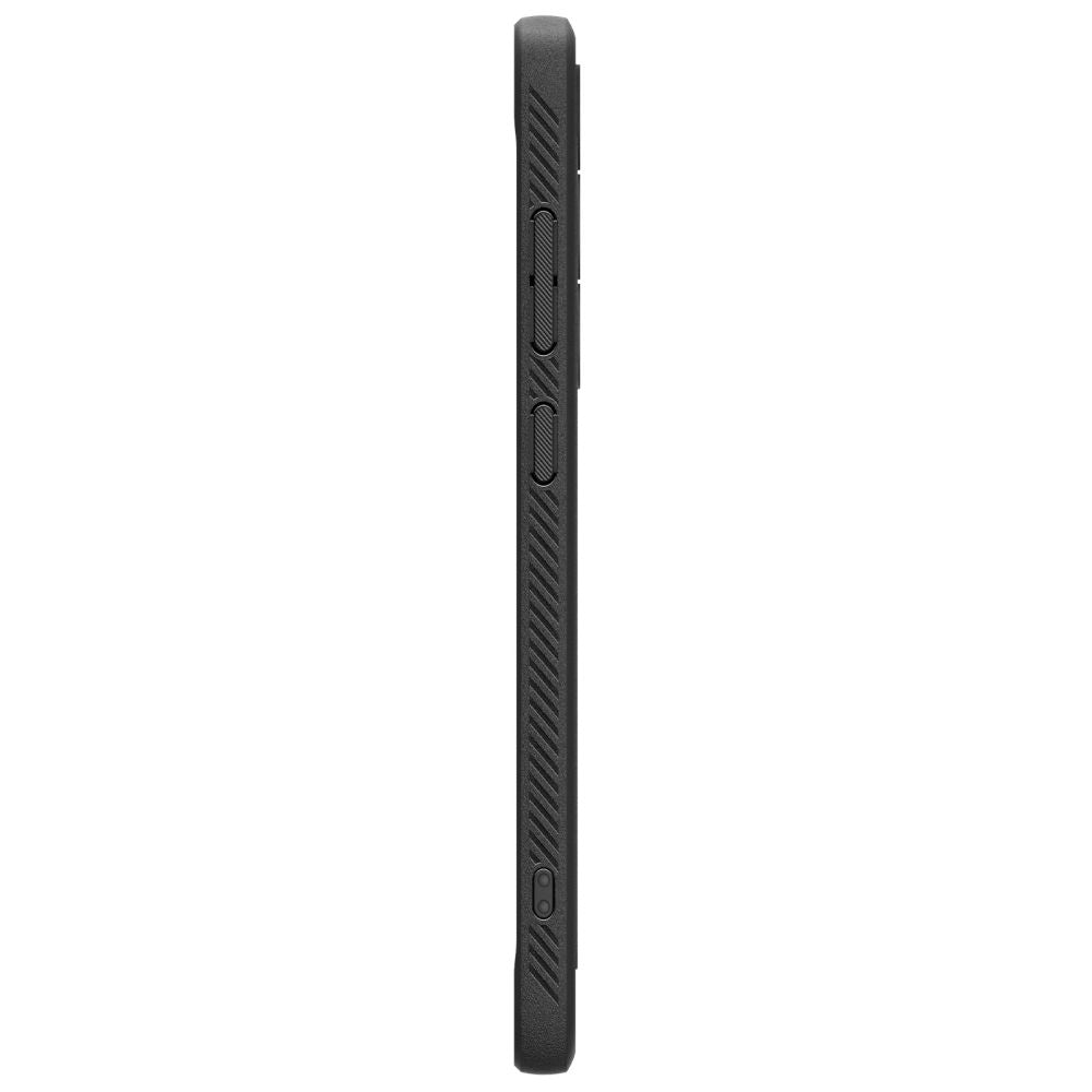 Suojakotelo Samsung Galaxy S24 FE S721:lle, Spigen, Rugged Armor, Musta ACS08578