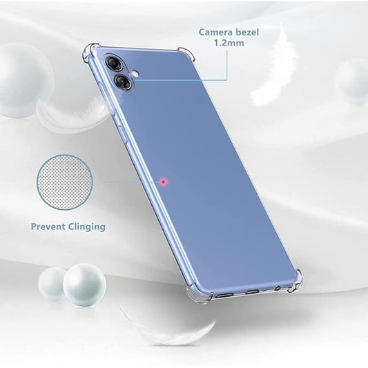 Kuori Samsung Galaxy A04e A042 / M04 M045:lle, Techsuit, Iskunkestävä Kirkas, Läpinäkyvä
