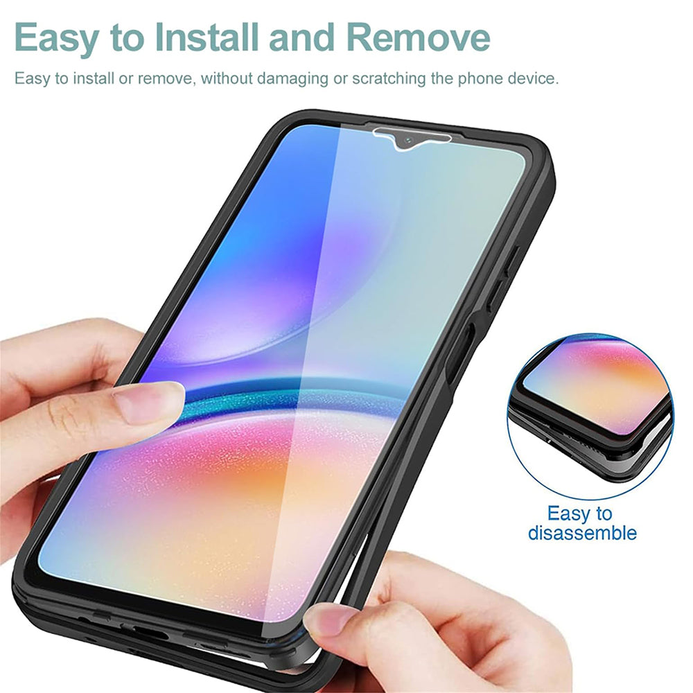 Kuori Samsung Galaxy A05s A057:lle, Techsuit, ColorVerse 360, vaaleanpunainen