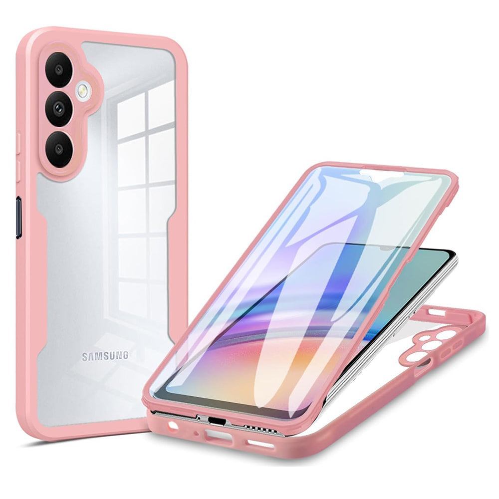 Kuori Samsung Galaxy A05s A057:lle, Techsuit, ColorVerse 360, vaaleanpunainen