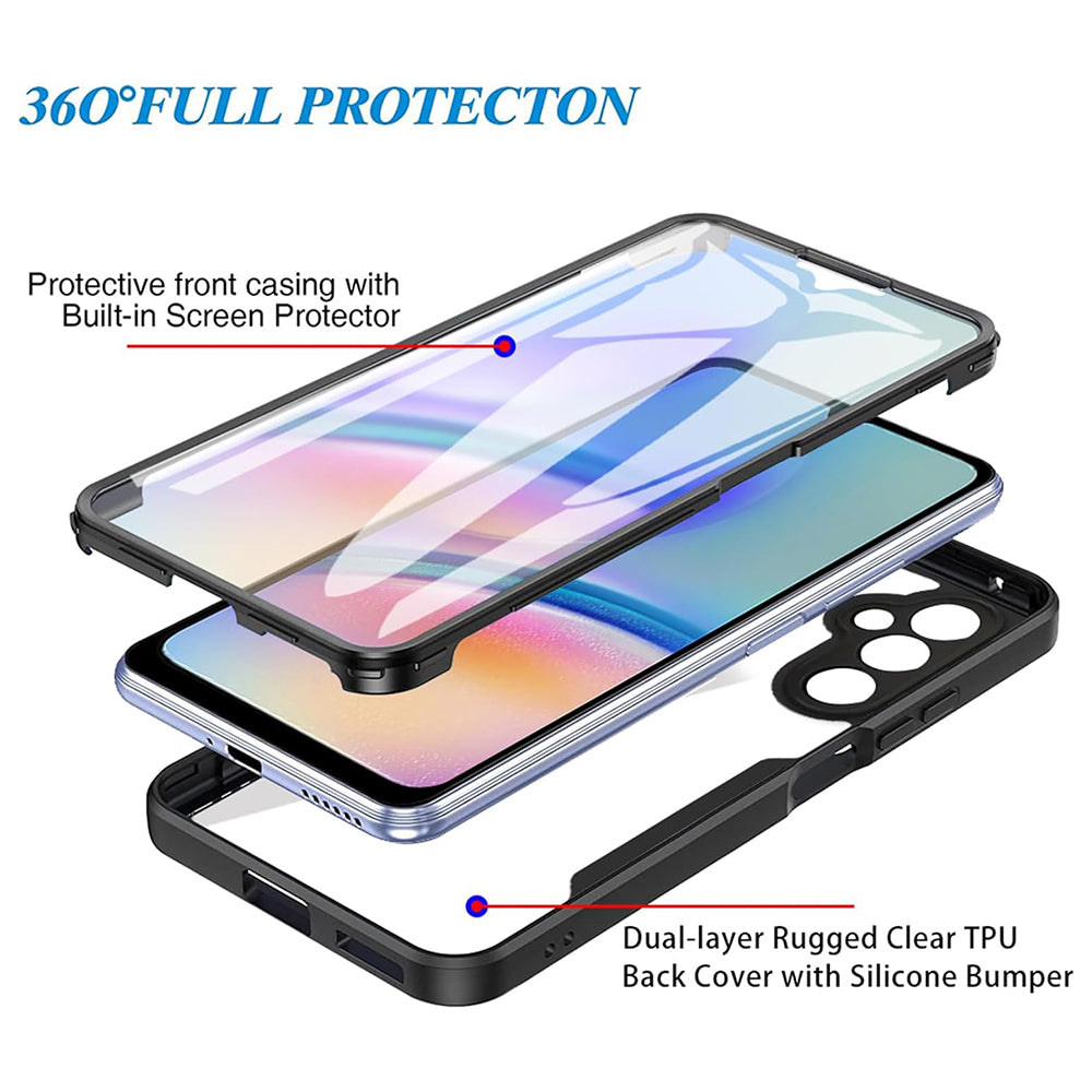Kuori Samsung Galaxy A05s A057:lle, Techsuit, ColorVerse 360, vaaleanpunainen